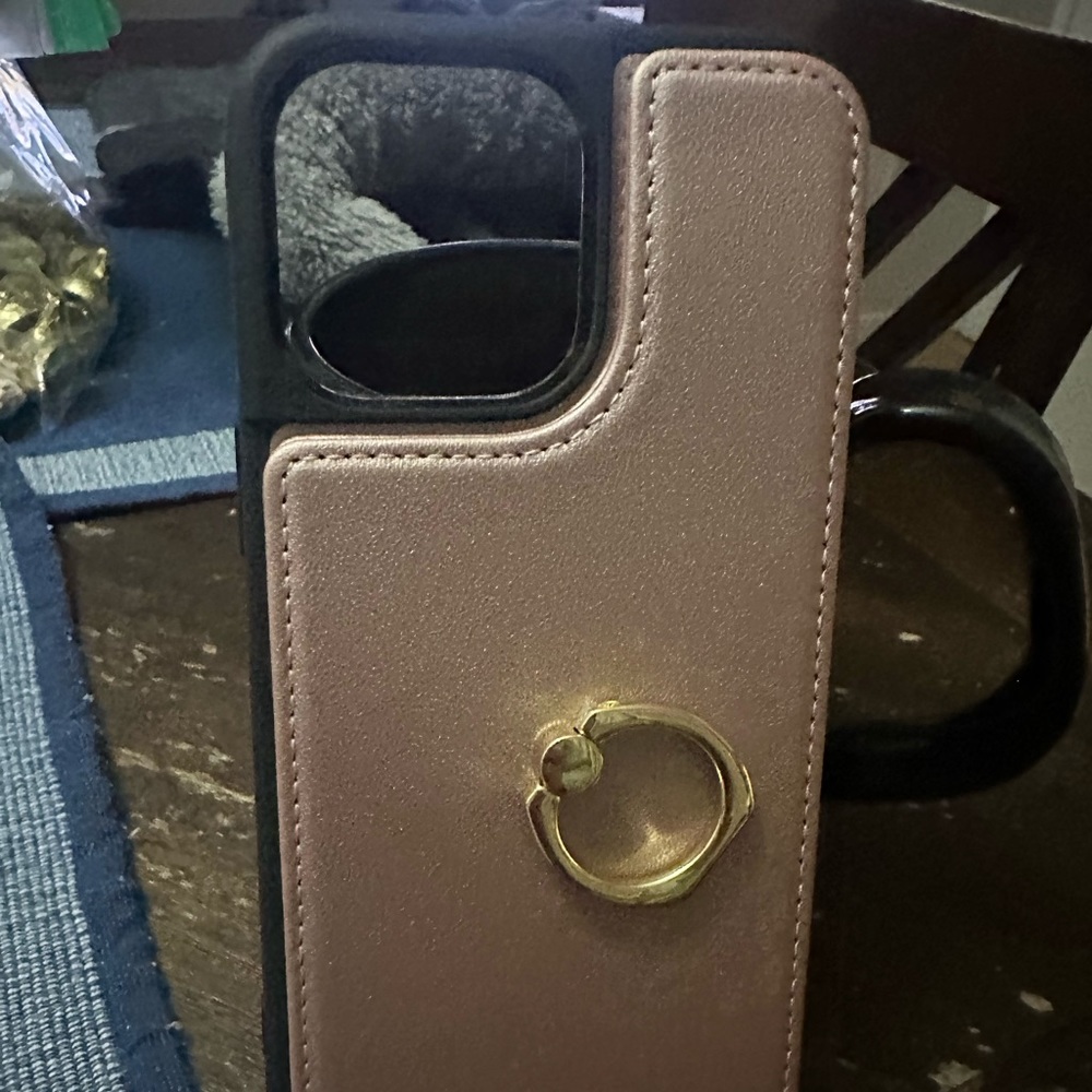 iPhone 14 Pro Max phone case.  Rose Gold